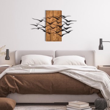 Dekoracja ścienna 86x58 cm ptaki