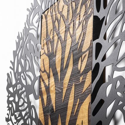 Dekoracja ścienna 93x86 cm drzewo/metal