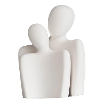 Dekoracja stołowa 20x5,5x14,5 cm biała
