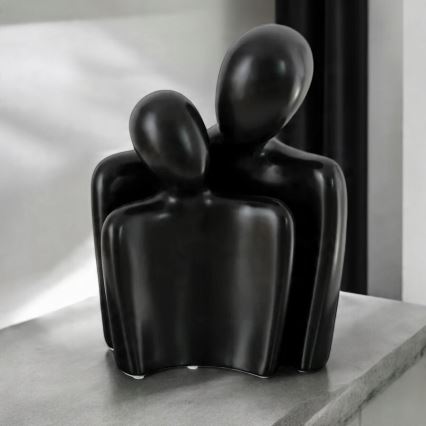 Dekoracja stołowa 20x5,5x14,5 cm czarna