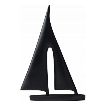 Dekoracja stołowa 28 cm żywica/czarna