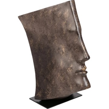 Dekoracja stołowa 29x25x17 cm żywica/miedziana