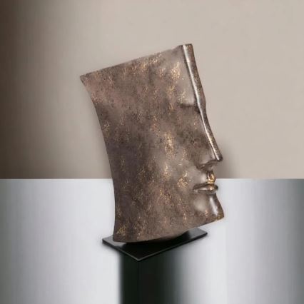 Dekoracja stołowa 29x25x17 cm żywica/miedziana