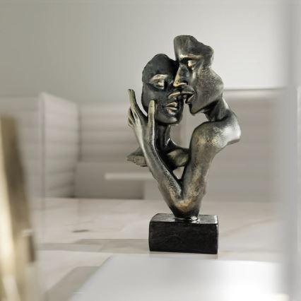 Dekoracja stołowa 31,5x9,5x19 cm żywica/patyna