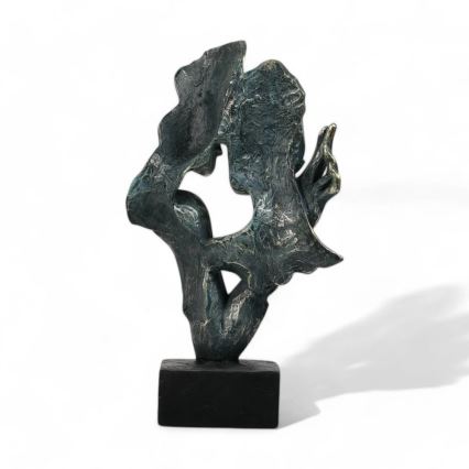 Dekoracja stołowa 31,5x9,5x19 cm żywica/patyna