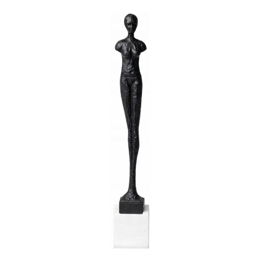 Dekoracja stołowa 43 cm żywica/czarna