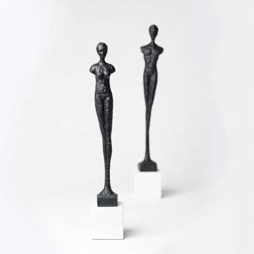 Dekoracja stołowa 43 cm żywica/czarna
