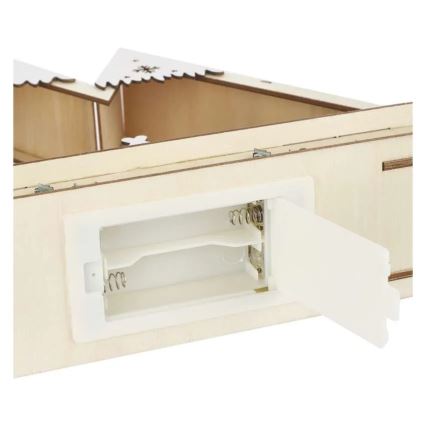 Dekoracja świąteczna LED/0,6W/2xAA świąteczny krajobraz