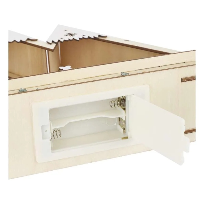 Dekoracja świąteczna LED/0,6W/2xAA świąteczny krajobraz