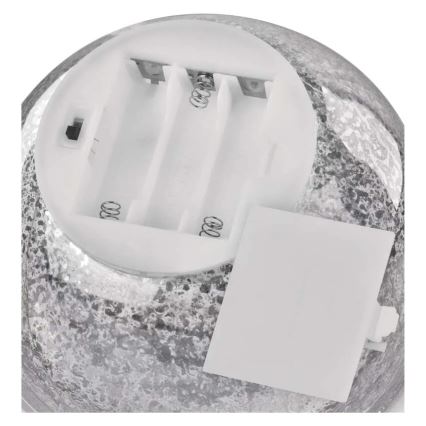 Dekoracja świąteczna LED 20xLED/3xAA kula śr. 15 cm