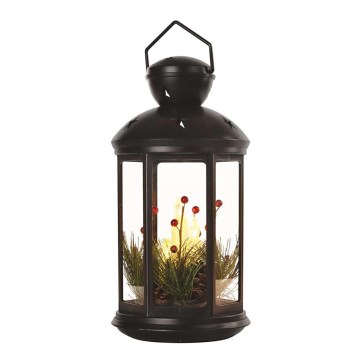 Dekoracja świąteczna LED/3xAAA czarna