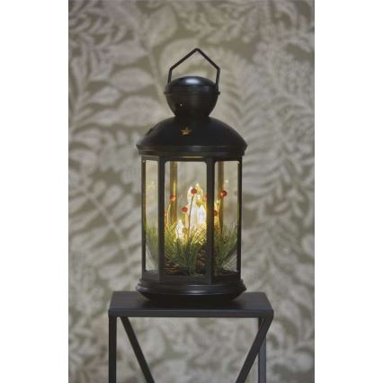 Dekoracja świąteczna LED/3xAAA czarna