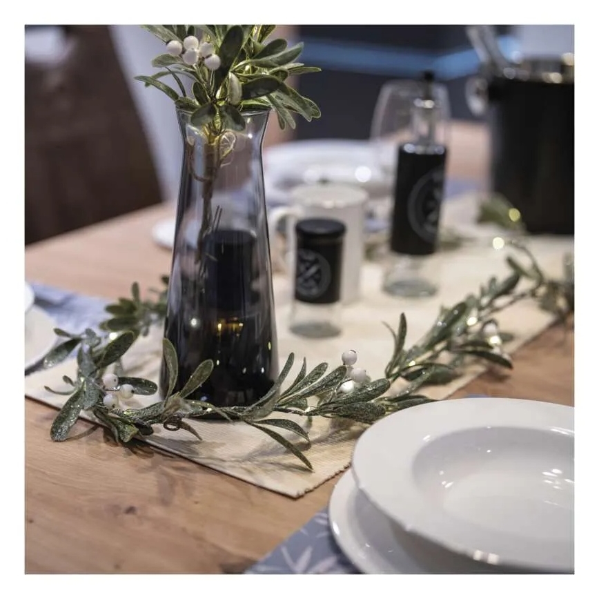 Dekoracja świąteczna LED — 25 diod, zasilanie 3×AA