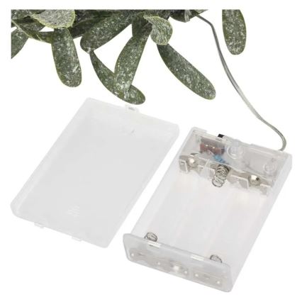 Dekoracja świąteczna LED — 25 diod, zasilanie 3×AA