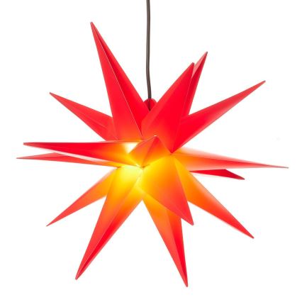 Dekoracja świąteczna zewnętrzna 1xE14/15W/230V IP44 gwiazda