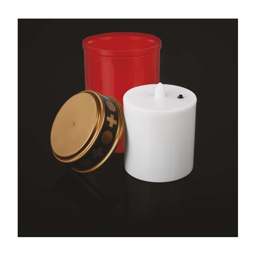 Dekoracja zewnętrzna LED/2xC IP44 czerwona