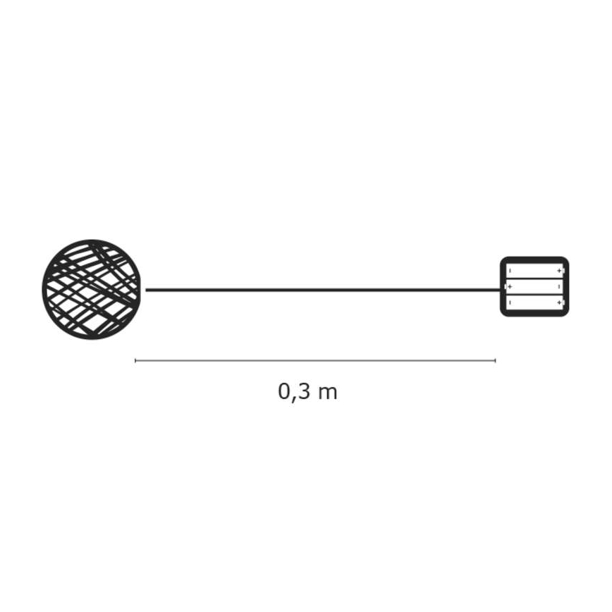 EMOS ZY1420 - Dekoracje na Boże Narodzenie IP20 20xLED/2W/4,5V