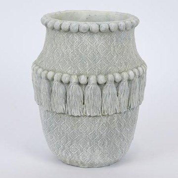 Dekoracyjny dzban szary 25,5x20,5 cm