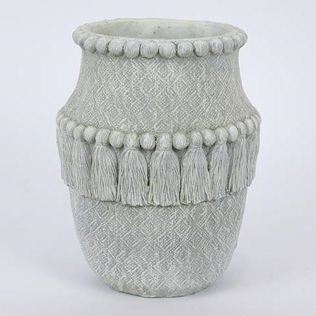 Dekoracyjny dzban szary 25,5x20,5 cm