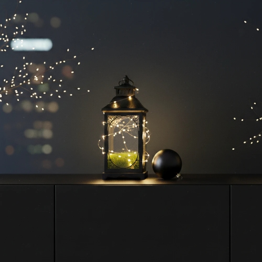 Dekoracyjny lampion ROSEHILL 40 cm czarny