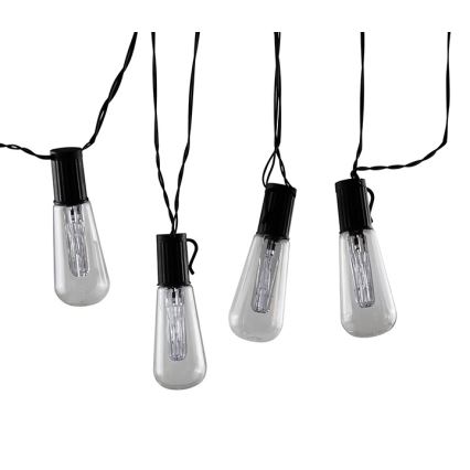 Dekoracyjny łańcuch LED EDISON 2,65 m 10xLED/2xAA