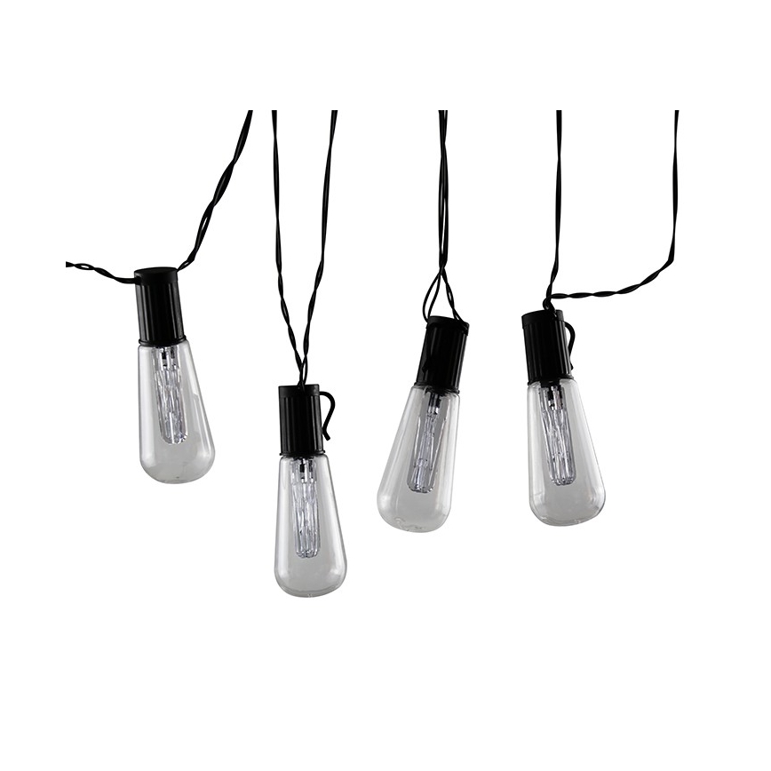 Dekoracyjny łańcuch LED EDISON 2,65 m 10xLED/2xAA