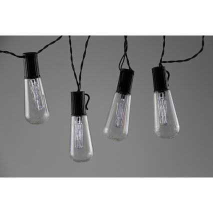Dekoracyjny łańcuch LED EDISON 2,65 m 10xLED/2xAA