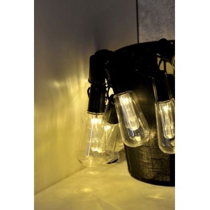 Dekoracyjny łańcuch LED EDISON 2,65 m 10xLED/2xAA