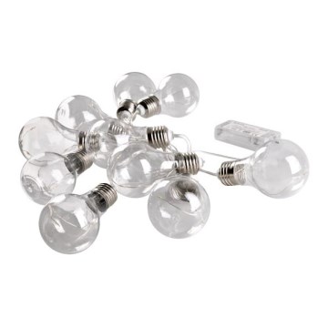 Dekoracyjny łańcuch LED SMOLDER 2,1 m 10xLED/2xAA