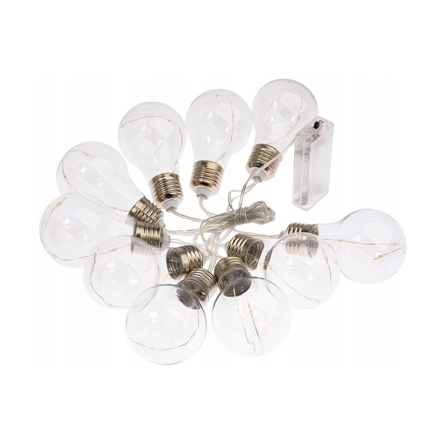 Dekoracyjny łańcuch LED SMOLDER 2,1 m 10xLED/2xAA