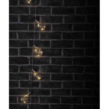 Dekoracyjny łańcuch LED SMOLDER 2,1 m 10xLED/2xAA