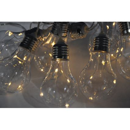 Dekoracyjny łańcuch LED SMOLDER 2,1 m 10xLED/2xAA