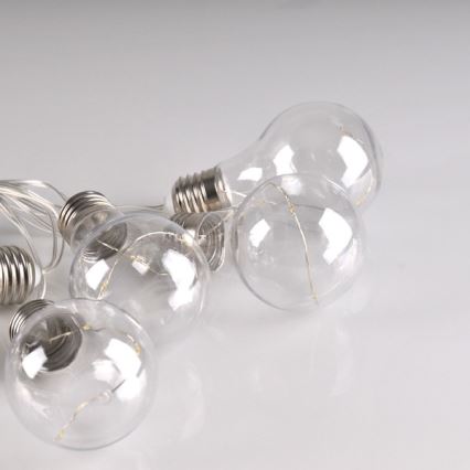 Dekoracyjny łańcuch LED SMOLDER 2,1 m 10xLED/2xAA