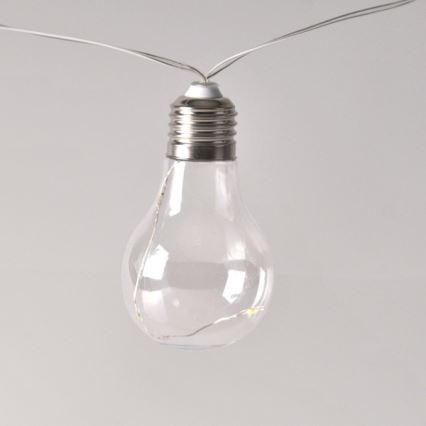 Dekoracyjny łańcuch LED SMOLDER 2,1 m 10xLED/2xAA