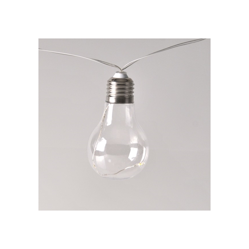 Dekoracyjny łańcuch LED SMOLDER 2,1 m 10xLED/2xAA