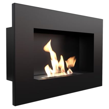 Kratki - Wbudowany kominek BIO 40x60 cm 2kW czarny