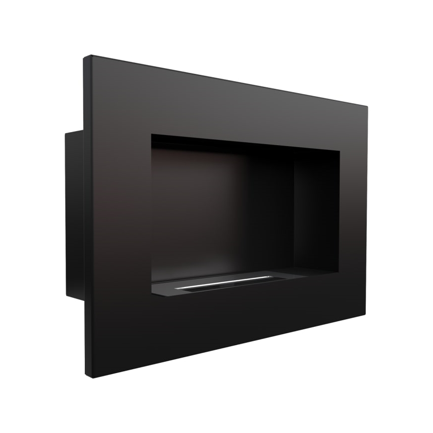 Kratki - Wbudowany kominek BIO 40x60 cm 2kW czarny