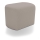 Designowy taboret ESTRELA 43x63 cm beżowy