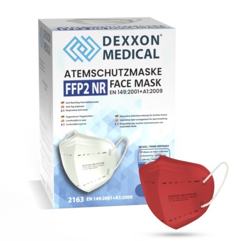 DEXXON MEDICAL Respirator FFP2 NR Czerwony 1 szt.
