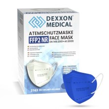 DEXXON MEDICAL Respirator FFP2 NR Głęboki błękit 1 szt.