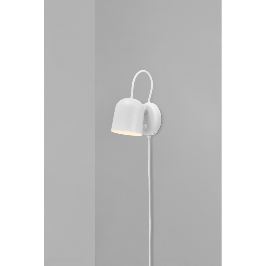DFTP by Nordlux - Kinkiet punktowy z USB port ANGLE 1xGU10/25W/230V biały