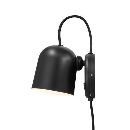 DFTP by Nordlux - Kinkiet punktowy z USB port ANGLE 1xGU10/25W/230V czarny