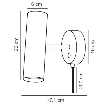 DFTP by Nordlux - Kinkiet punktowy MIB 1xGU10/8W/230V białe