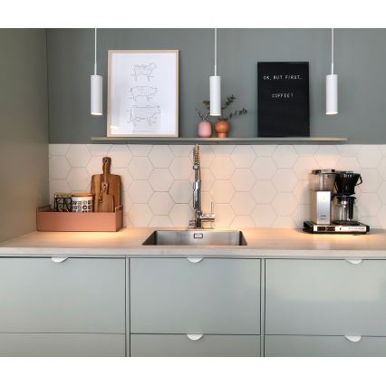 DFTP by Nordlux - Lampa wisząca na lince MIB 1xGU10/8W/230V biała