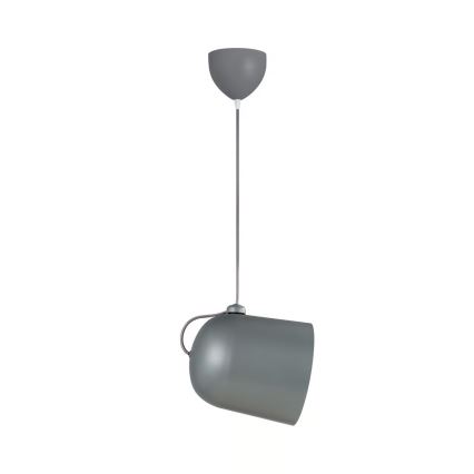 DFTP by Nordlux - Lampa wisząca na przewodzie ANGLE 1xE27/25W/230V szara