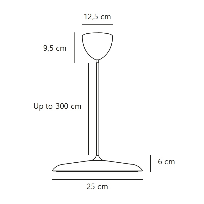 DFTP by Nordlux - LED ściemnialny żyrandol na lince ARTIST LED/14W/230V 3000K
