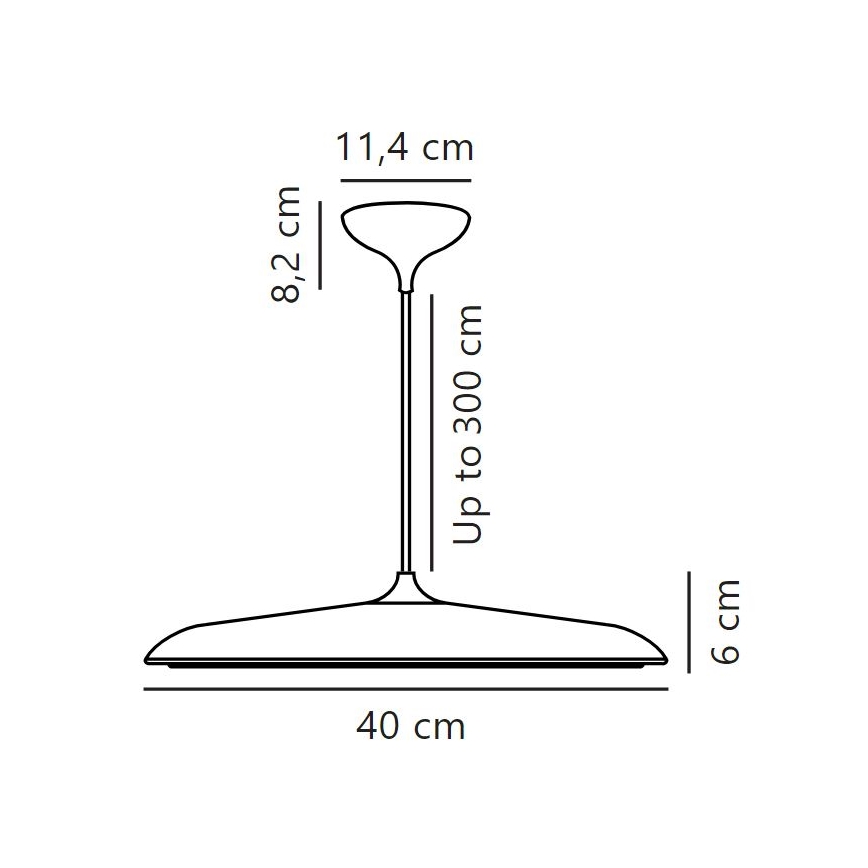DFTP by Nordlux - LED Ściemnialny żyrandol na lince ARTIST LED/24W/230V śr. 40 cm miedź