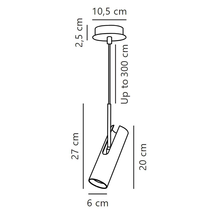 DFTP by Nordlux - Żyrandol na lince MIB 1xGU10/8W/230V biały