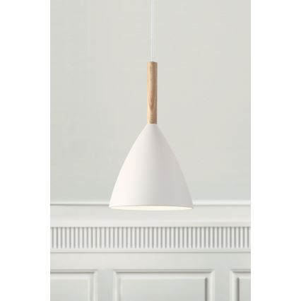 DFTP by Nordlux - Żyrandol na lince PURE 1xE27/40W/230V śr. 20 cm białe/popiół