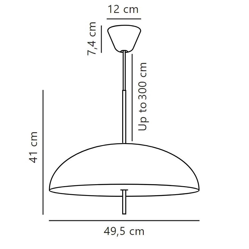 DFTP by Nordlux - Żyrandol na lince VERSALE 2xE27/15W/230V czarny